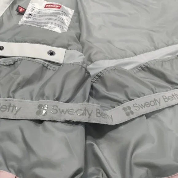 Sweaty Betty Method Hybrid Ski Jacket Faux Fur Hood Women's M, No Belt - Picture 10 of 15